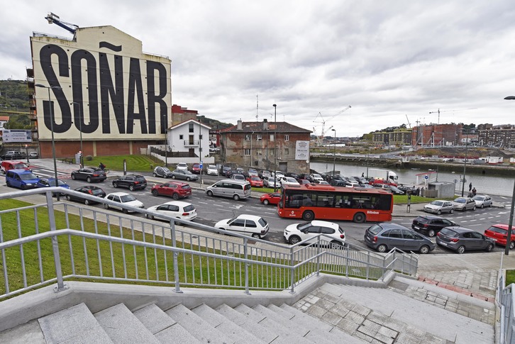 Zona de Olebeaga donde se ha desarrollado la actuación.