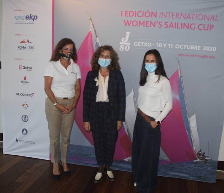 Lourdes Bilbao, Edurne Egaña y Carmen Galdos. (RCMA-RSC)