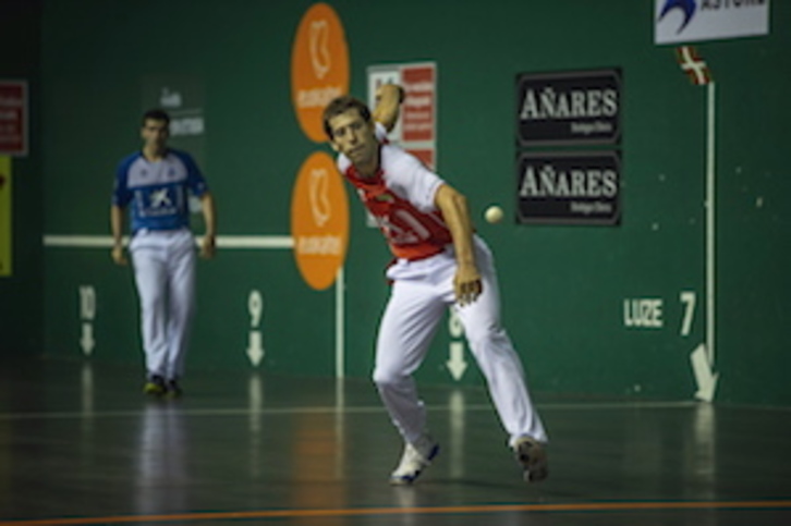 Endika Uriondok itxura ona eman du debutean. (Aritz LOIOLA/FOKU)