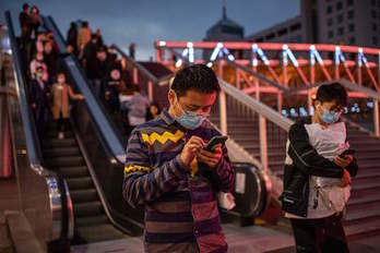 Los contagios por covid-19 siguen siendo bajos en China. (Nicolas ASFOURI/AFP) 
