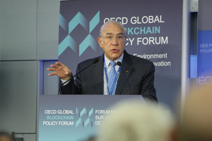 El secretario general de la OCDE Ángel Gurría (Fotografía: OCDE)