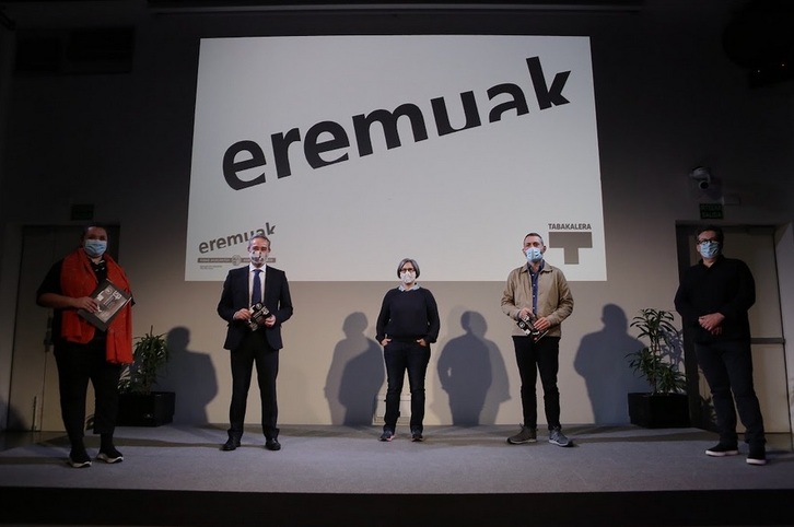 ‘eremuak’ programaren edizio berria Tabakaleran aurkeztu da, bertan garatuko baita. (Tabakalera)
