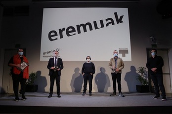 ‘eremuak’ programaren edizio berria Tabakaleran aurkeztu da, bertan garatuko baita. (Tabakalera)