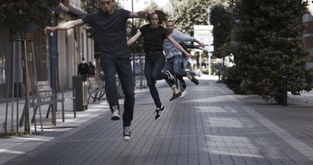 Jon Maya y Pablo Iraburu centrarán su taller en ‘Bizimina’. (NAIZ)