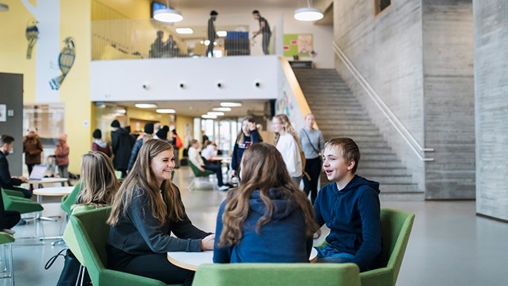 Escolares en un centro educativo de Finlandia. (MINEDU.FI)