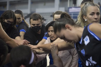 Azu Muguruza quiere ver que su equipo sigue trabajando unido y peleando por cada victoria. (Juan Carlos RUIZ / FOKU)