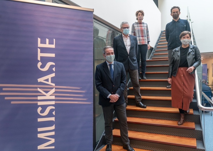 Musikasteren 48. edizioa gaur aurkeztu da, Eresbilek Errenterian duen egoitzan. (Andoni CANELLADA I FOKU))