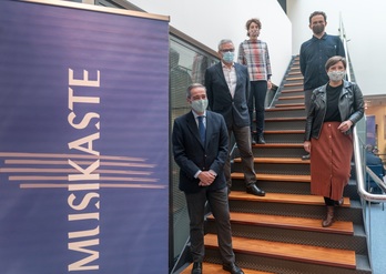 Musikasteren 48. edizioa gaur aurkeztu da, Eresbilek Errenterian duen egoitzan. (Andoni CANELLADA I FOKU))