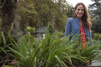 Nerea Urcola, coatura del libro «Las claves de la dirección». (Jagoba MANTEROLA/FOKU)