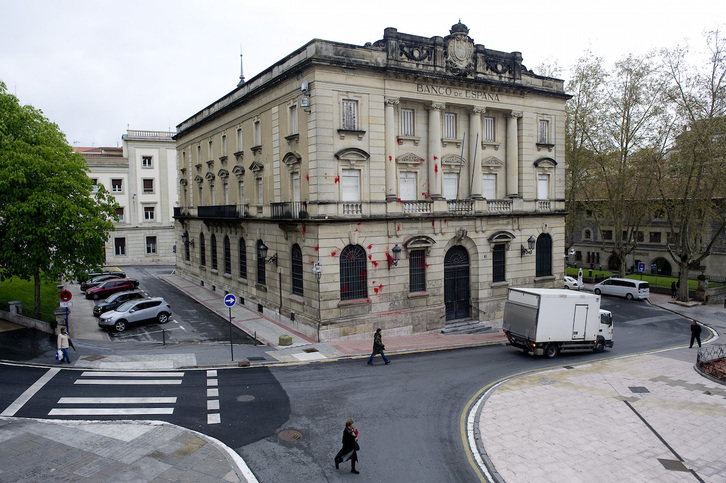 Sede del Banco de España en Gasteiz (foto: Raul Bogajo)