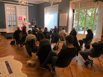 Foro Sozialak martxan jarri duen ekimen berriaren aurkezpena Donostiako Aiete jauregian. (Jon URBE/FOKU)