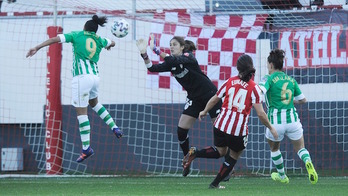 Amaia Peña ha debutado con una buena actuación. (Athletic Club)