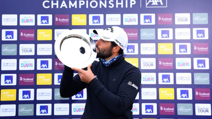 Adrián Otaegui se ha hecho con su tercer título europeo. (EUROPEAN TOUR)