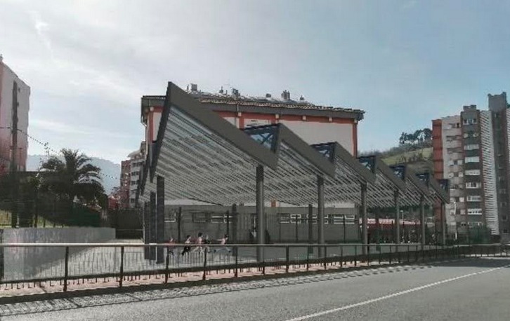 Proyecto de espacio cubierto en Retuerto.