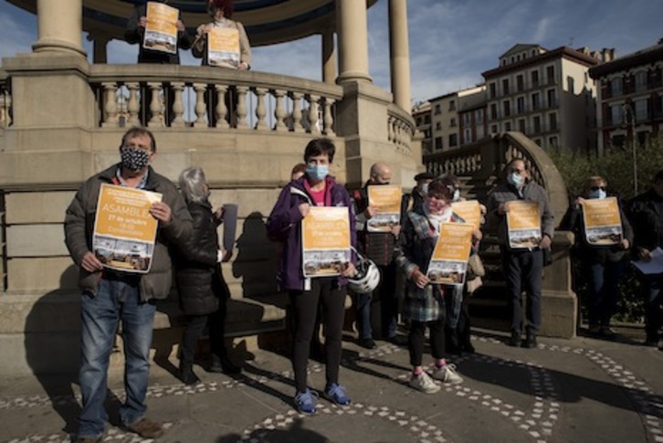 Imagen de la presentación de la asociación Zainduz. (Iñigo URIZ/FOKU)