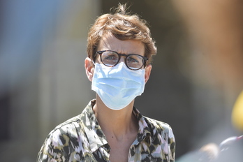 María Chivite, presidenta navarra, ha enunciado las medidas. (Idoia ZABALETA | FOKU)