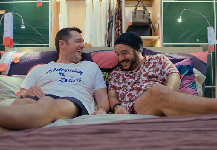 Ben (Armand Ducret) y su colega Patrick (François Xavier Demaison). (NAIZ)