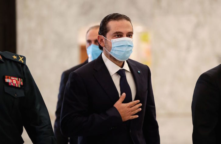 El ex primer ministro Saad Hariri ha recibido el encargo de formar un nuevo Gobierno. (Anwar AMRO/AFP)