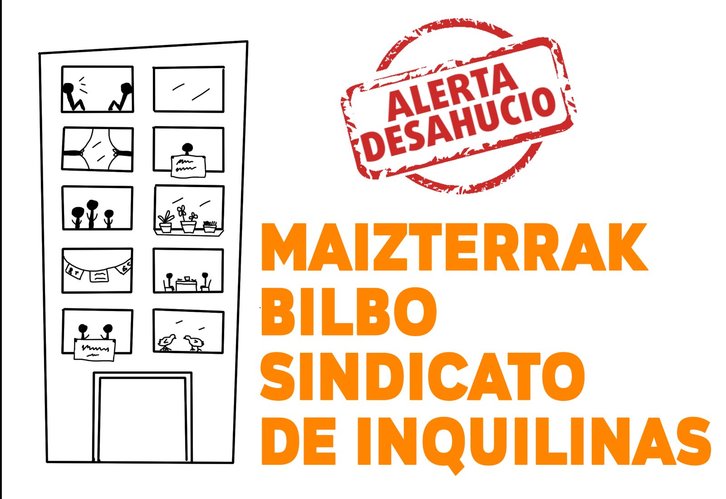 Alerta de desahucio en Atxuri.