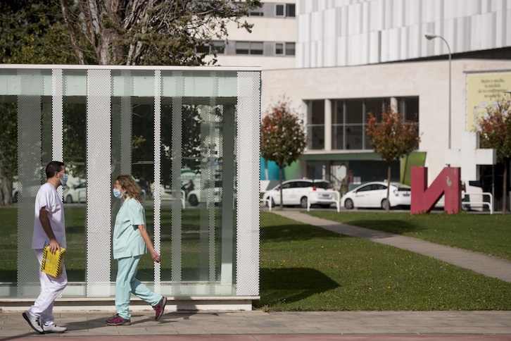 La presión hospitalaria está aumentando en los hospitales vascos. (Iñigo URIZ/FOKU)
