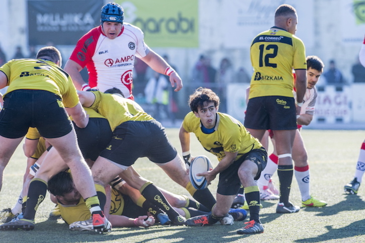 El Getxo será el primero de los vascos en iniciar la Liga en División de Honor. (Juan Carlos RUIZ/FOKU)