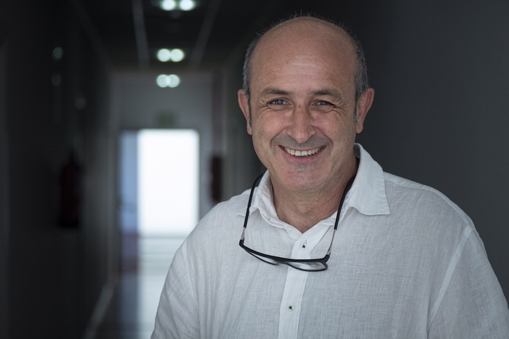 Pello Jauregi Etxaniz, GAUR8ri eskaini zion elkarrizketan. (Jon URBE/FOKU)