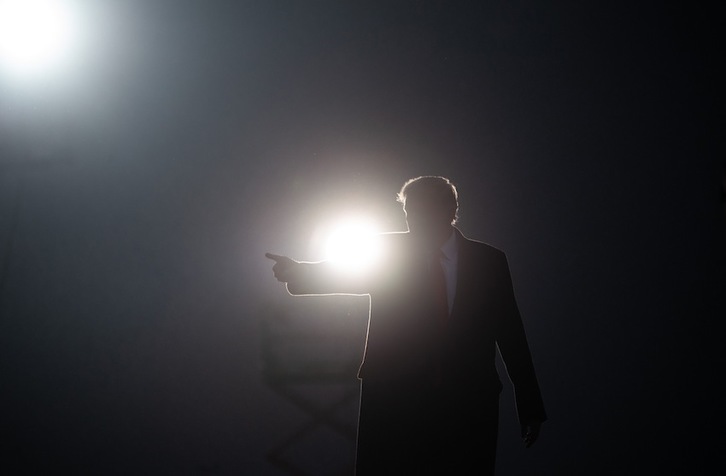 Mitin de Trump en Martinsburg, Pennsylvania. (Saul LOEB/AFP)