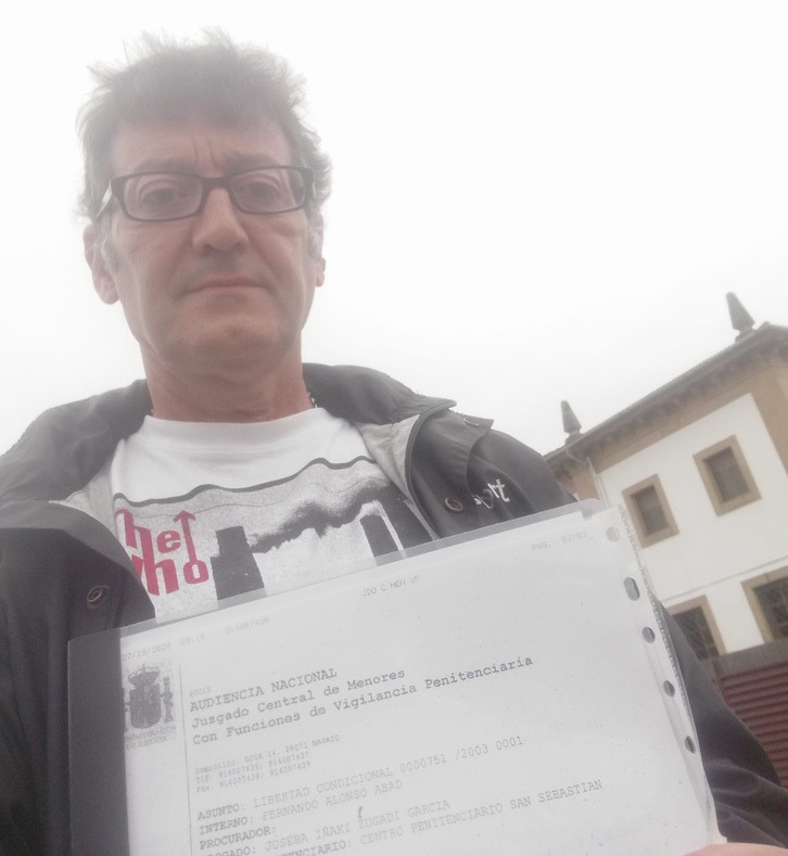 Fernando Alonso, ya en libertad. (@SareSestao)