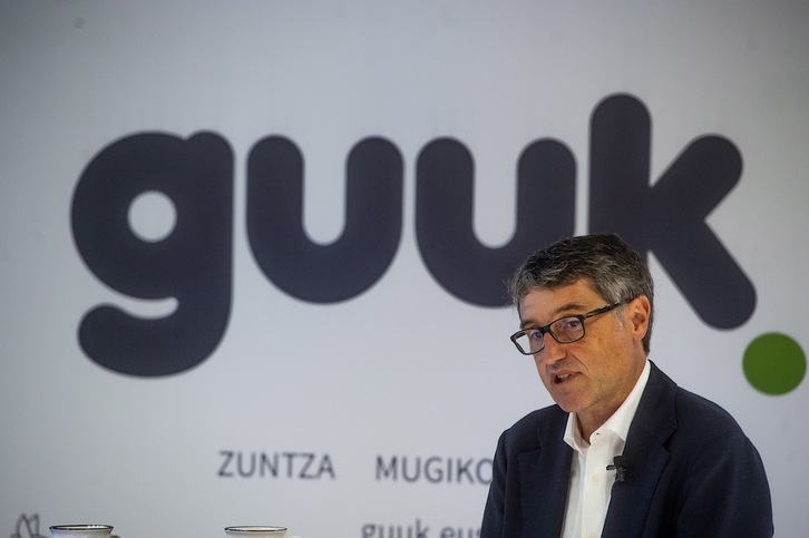 Jon Ander de las Fuentes, presidente de Guuk. (Luis JAUREGIALTZO/FOKU)