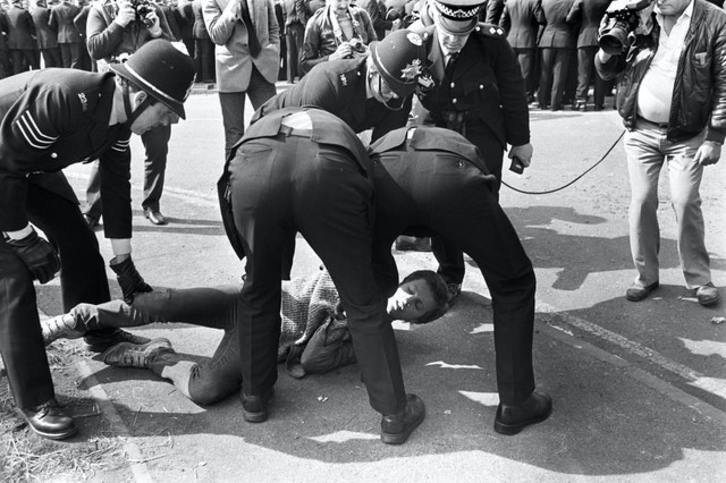 Imagen de las huelgas de 1984 en Escocia. (LABOUR)