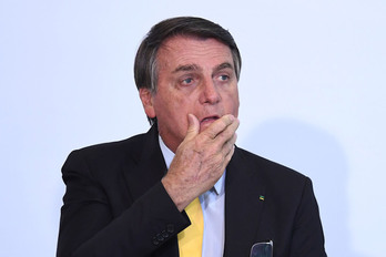 El presidente de Brasil, Jair Bolsonaro. (Evaristo SA/AFP)