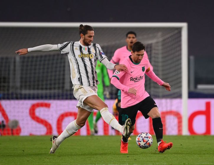 Messi ha anotado el gol de la tranquilidad de penalti. (Marco BERTORELLO/AFP)
