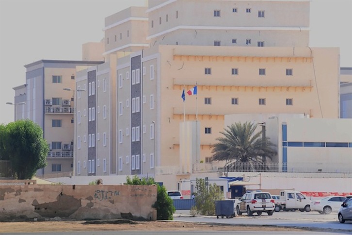 Imagen del consulado francés en Yeda. (Mohammed AHMED/AFP)
