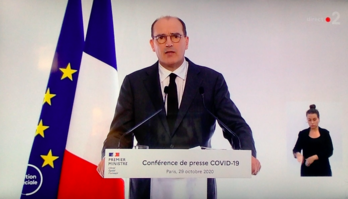 Jean Castex a annoncé les modalités du nouveau confinement. © capture d'écran