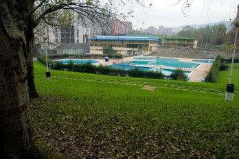 Vista del polideportivo de Txurdinaga.