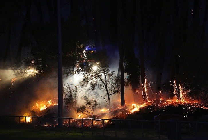 Un incendio quemó la mayor parte del bosque de la Pygnada de Angelu. (BOB EDME)