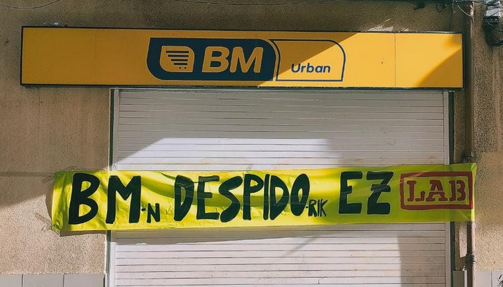 LAB denuncia despidos en Supermercados BM. (LAB)