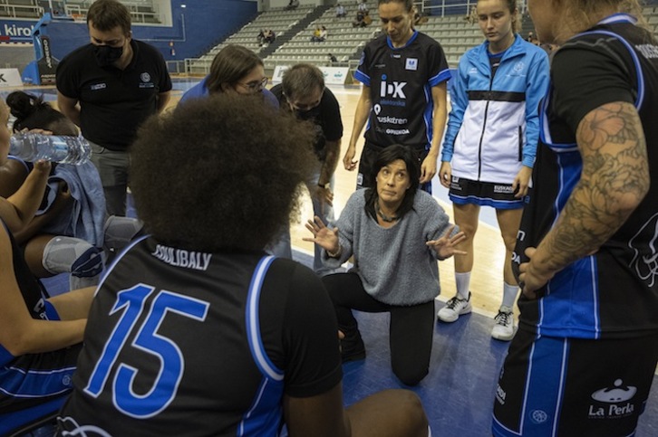 Azu Muguruza y su equipo se conjura a volver a la senda del triunfo. (Jon URBE / FOKU)