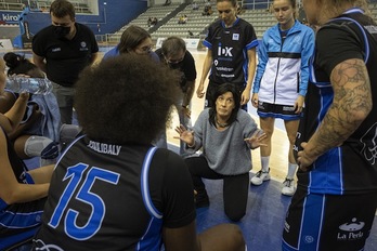Azu Muguruza y su equipo se conjura a volver a la senda del triunfo. (Jon URBE / FOKU)