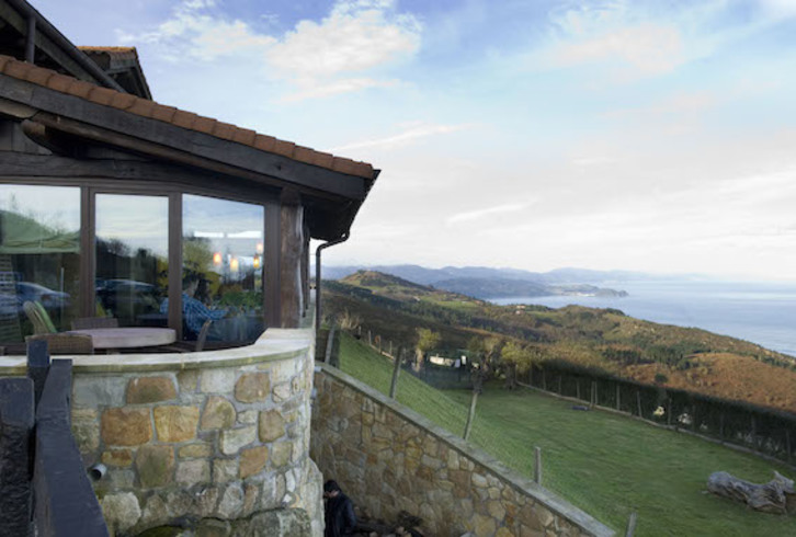 Clientes en un agroturismo de Gipuzkoa. (Conny BEYREUTHER/FOKU)