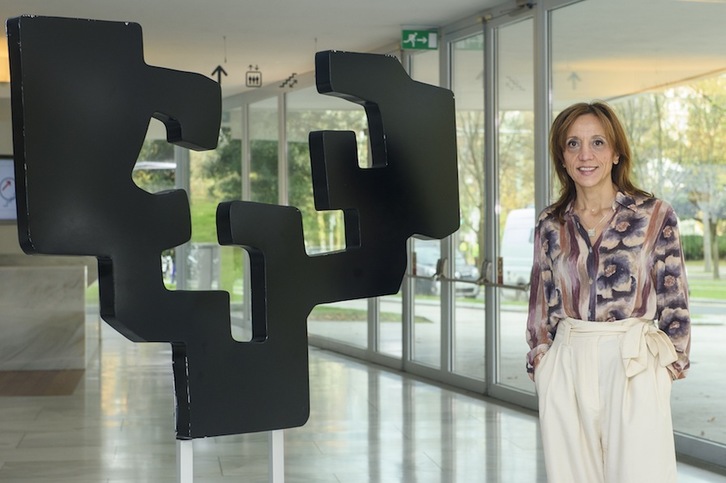 Eva Ferreira, rectora de la UPV-EHU. (Monika DEL VALLE/FOKU)