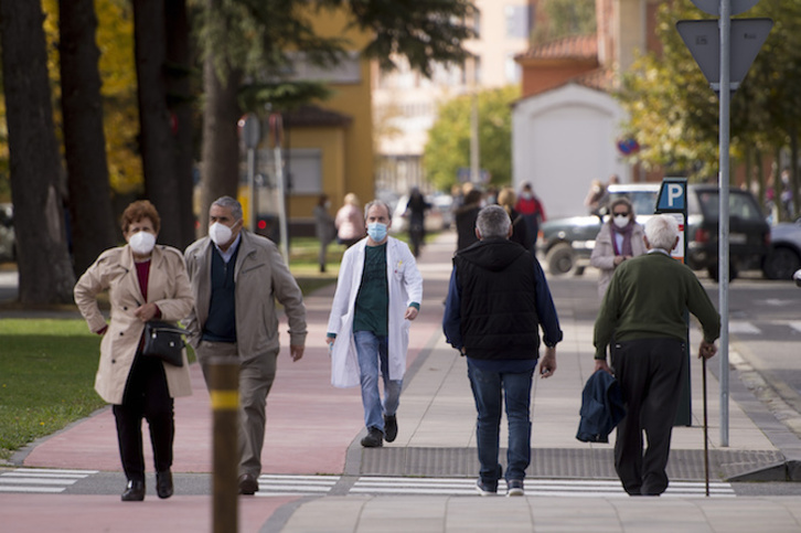 La evolución de la incidencia dl coronavirus en Nafarroa se ha estabilizado. (Iñigo URIZ/FOKU)