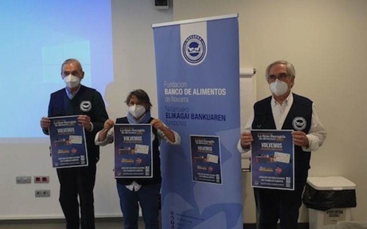 La Gran Recogida de Alimentos de Nafarroa de este año se realizará mediante donaciones de dinero.
