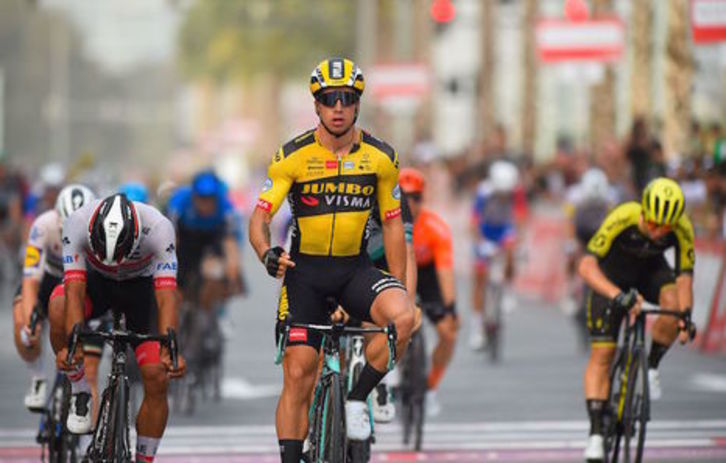 Groenewegen no podrá correr hasta el 7 de mayo de 2021 (Giuseppe CACACE / AFP)