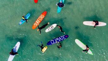 A través de la difusión del video se recaudarán fondos para Surfers For Climate. (NAIZ)