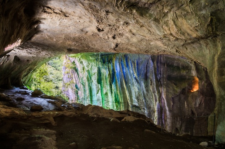 Interior de la cueva de Zugarramurdi.