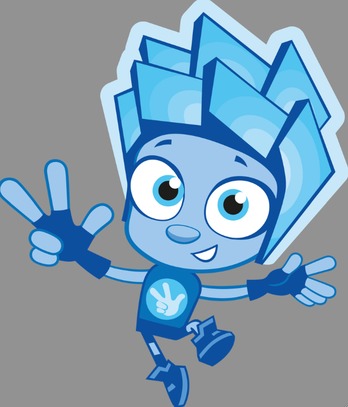 Nolik es el personaje azul del grupo de diminutos duendecillos informáticos. (NAIZ)