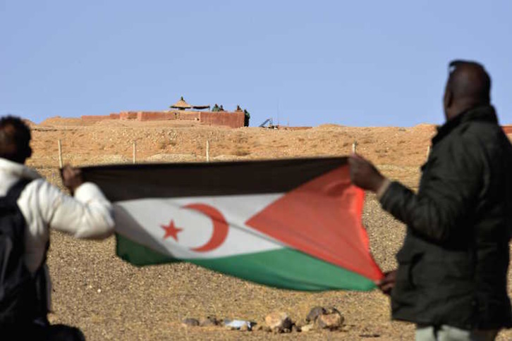 Marokok su-eten akordioa hautsi izana gogor salatu du Fronte Polisarioak. (AFP)