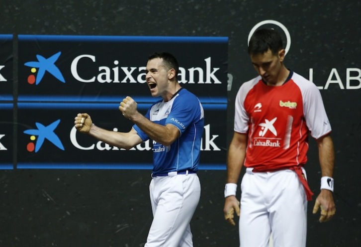 Jaka, garaipena ospatzen Bilbon (Aritz LOIOLA / FOKU)