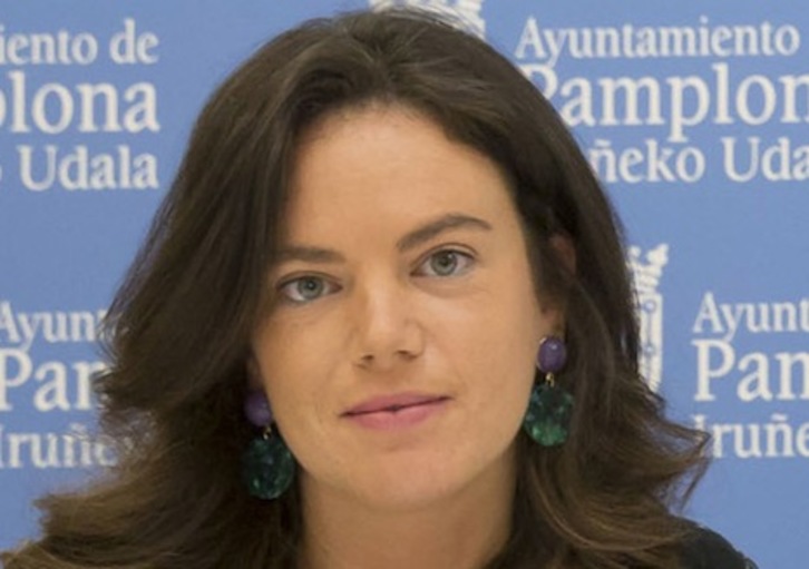 Imagen de Celia Pinedo, nombrada responsable de Infancia en Iruñea por Navarra Suma. (AYUNTAMIENTO DE IRUÑEA)